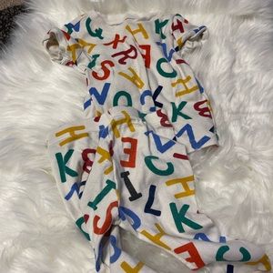 Baby gap alphabet pjs